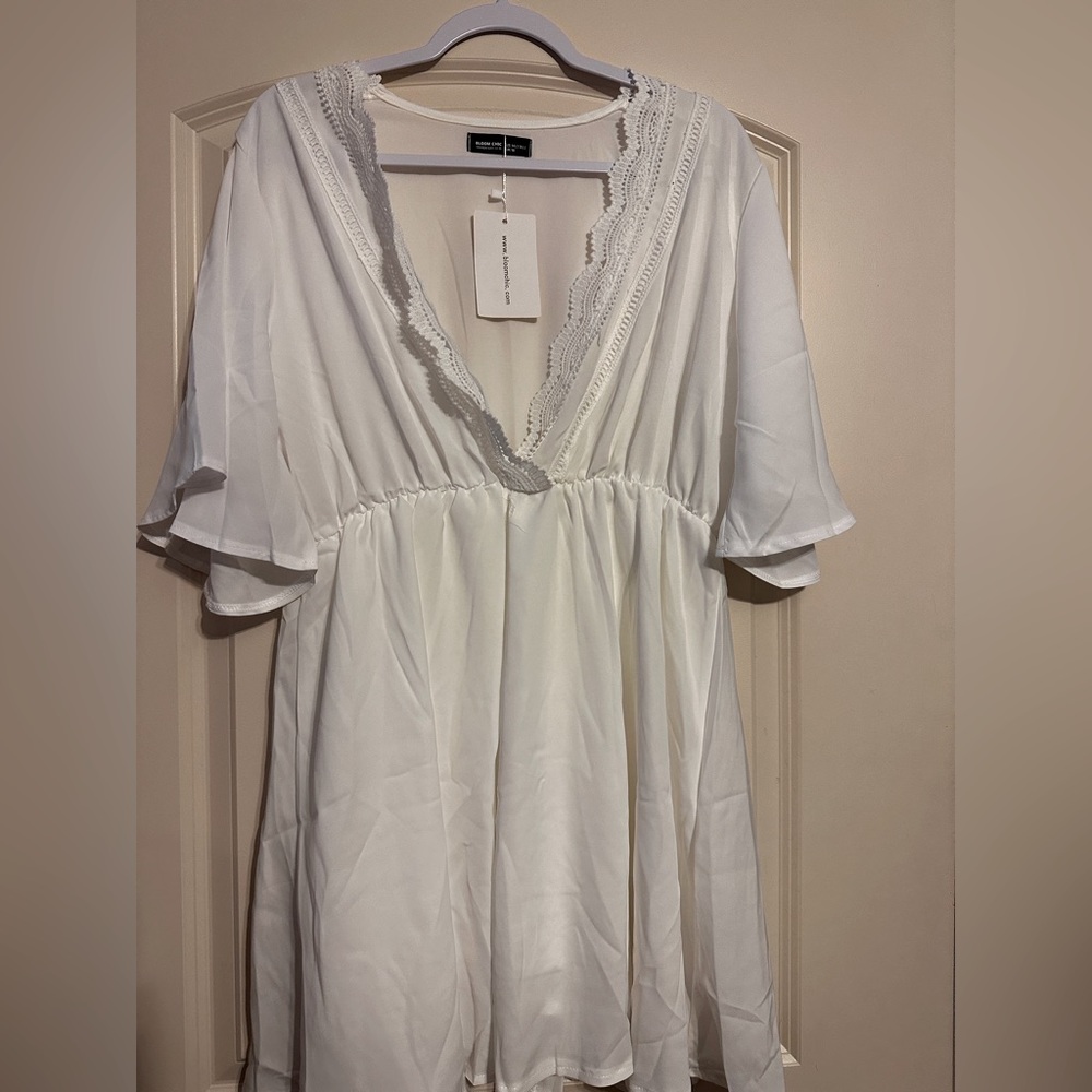 Bloom chick white dress